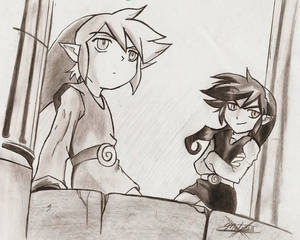 Vio and Shadow Link