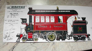 Lehigh Valley #1 Inspection Locomotive 'Dorothy'