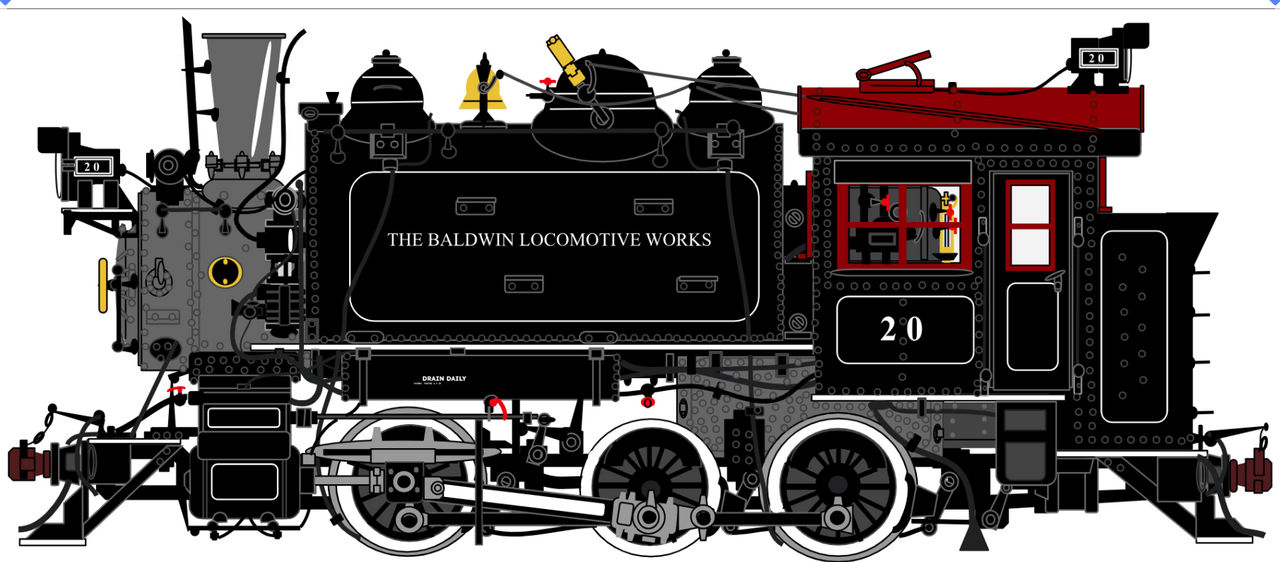 Baldwin Tank Typical Baldwin 0-6-0 Saddle Tank (Standard Gauge) by SteamFan01 on ...