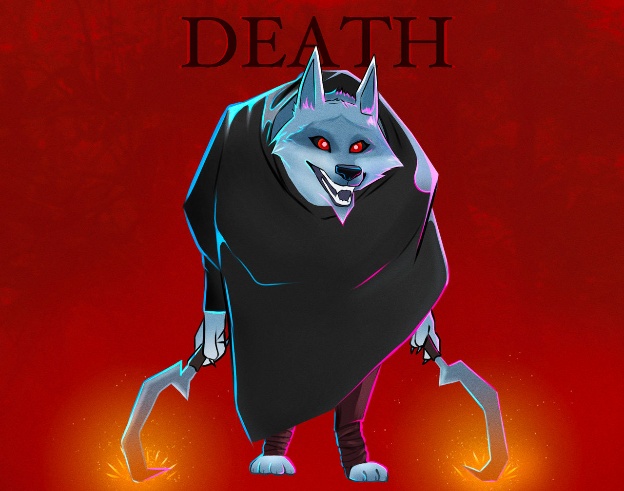 Death Wolf By LinaArt1 On DeviantArt death-wolf-by-linaart1-on-deviantart