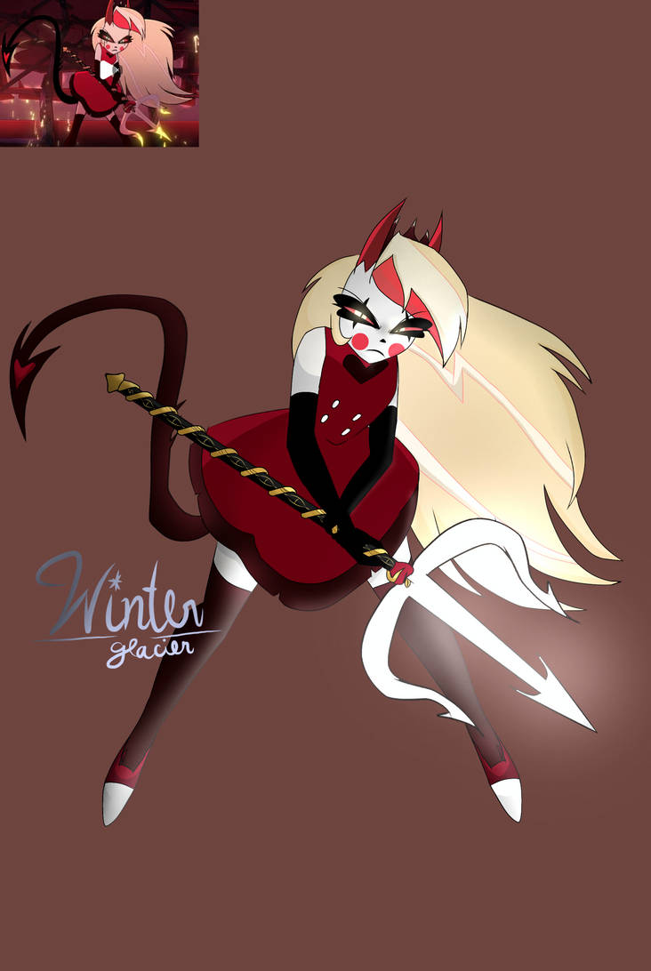 Charlie Morningstar DemonForm screenshot redraw by winterglacier on