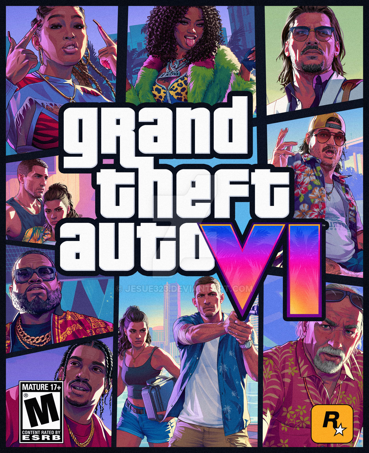 Grand Theft Auto VI Cover FanArt By Jesue323 On DeviantArt grand-theft-auto-vi-cover-fanart-by-jesue323-on-deviantart