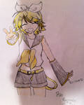 Rin Kagamine-colored by Rin-luver