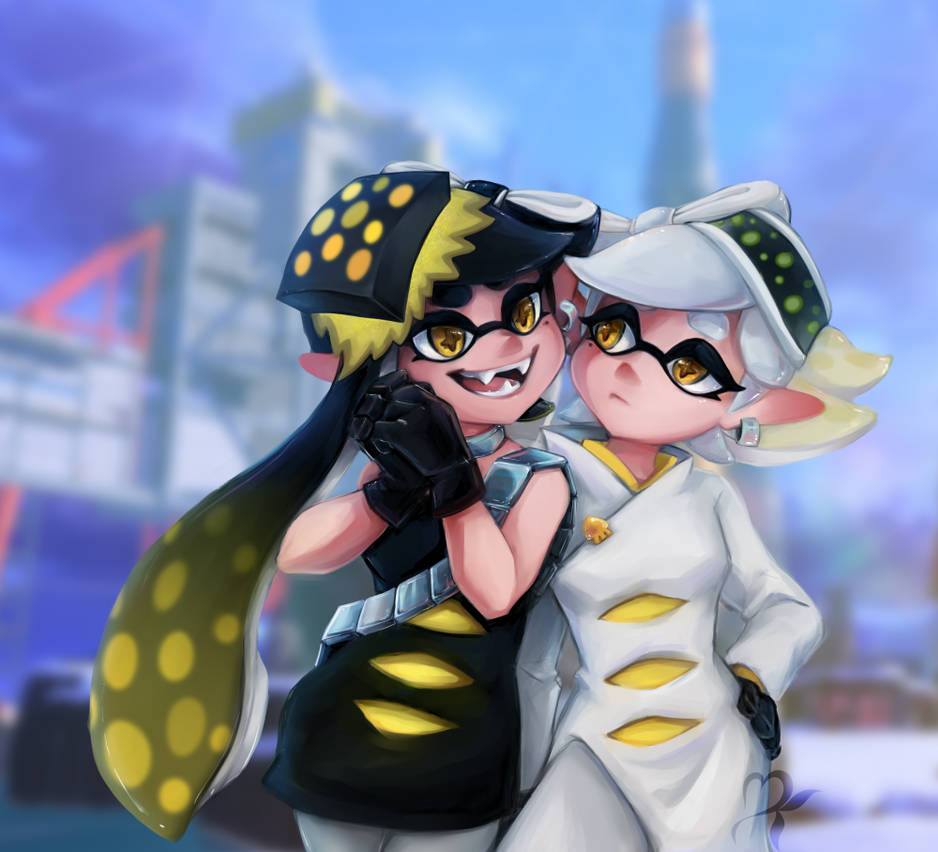 Squid Sisters by 0okamiseishin on DeviantArt