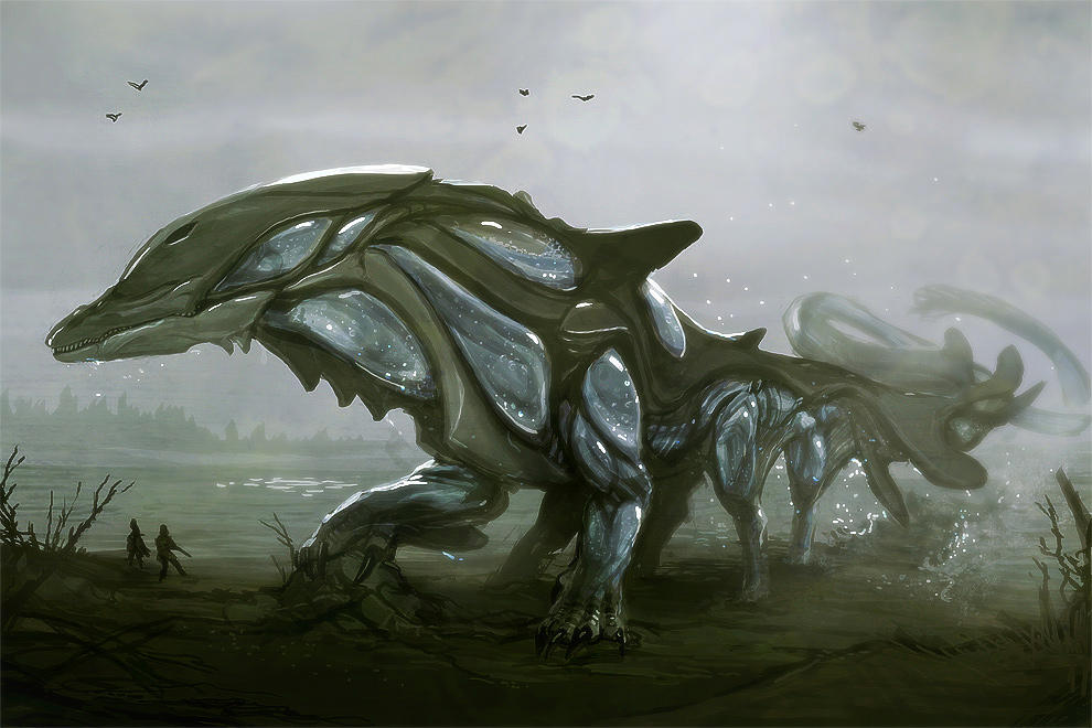 Water Colossus by derangedhyena on DeviantArt