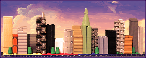 Footlong Skyline at Noon by JanetVanD