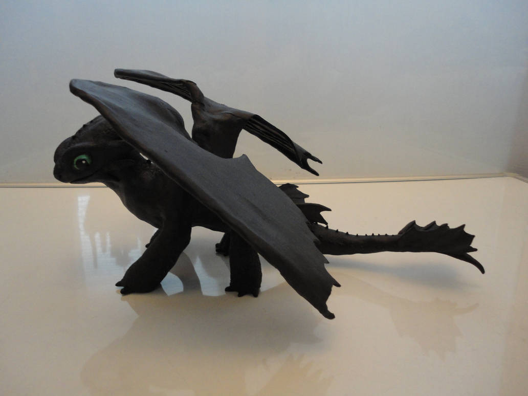 Toothless Sculpture (4) by DragonetArtist on DeviantArt