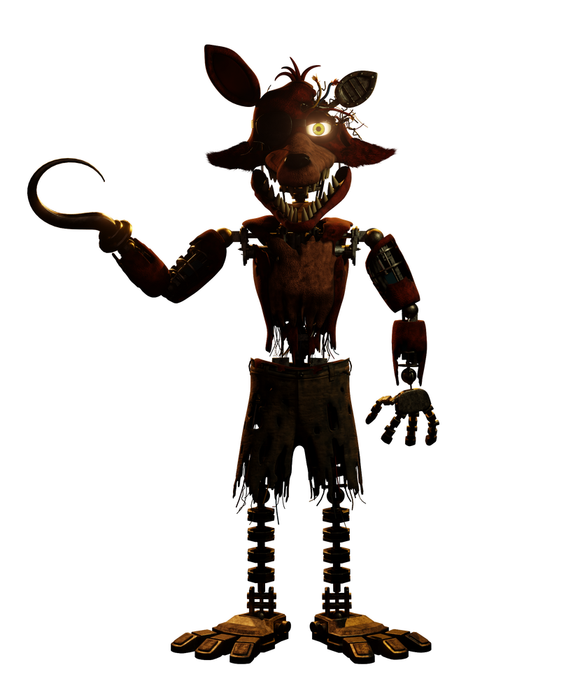 Movie Withered Foxy Render by Efitzgerald3434 on DeviantArt