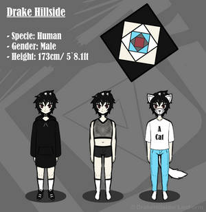 Drake, Human, Reference sheet