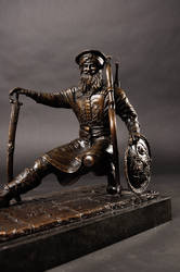 sikh sculpture - baba banda singh bahadur