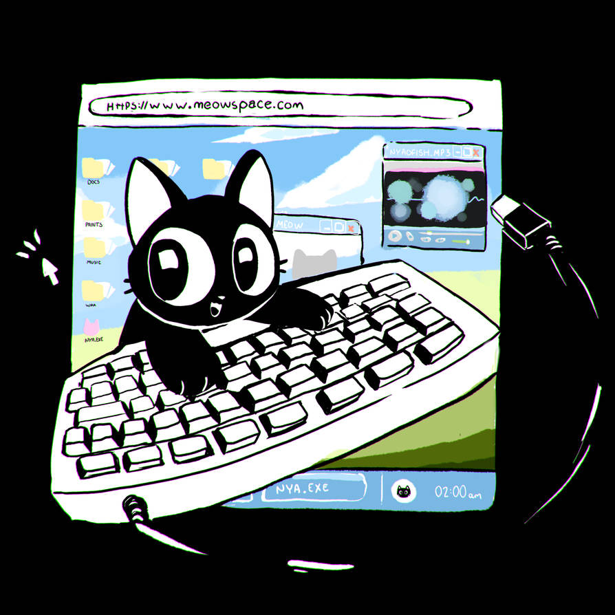 Cyberkitty By Nyaofish On DeviantArt cyberkitty-by-nyaofish-on-deviantart