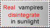 Real Vampires stamp