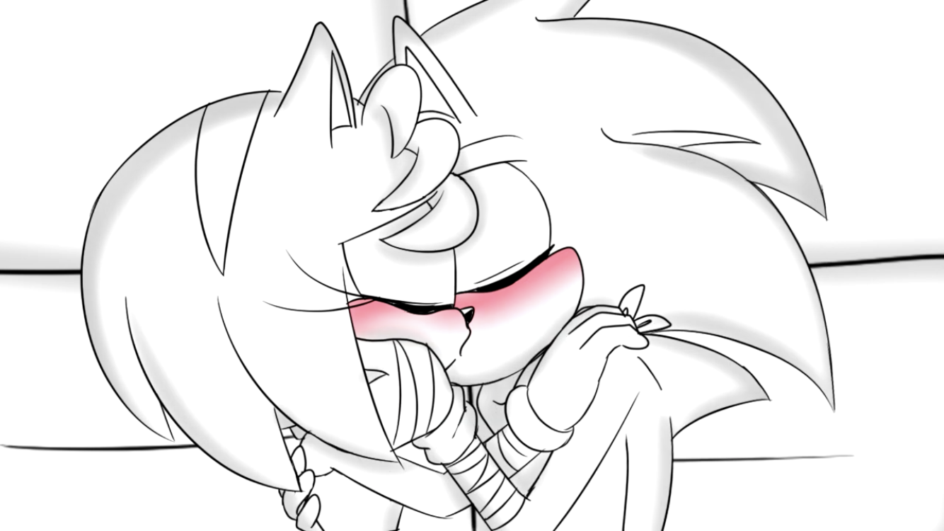 I draw sonic scruncly on X: short sonamy comic #SonAmy