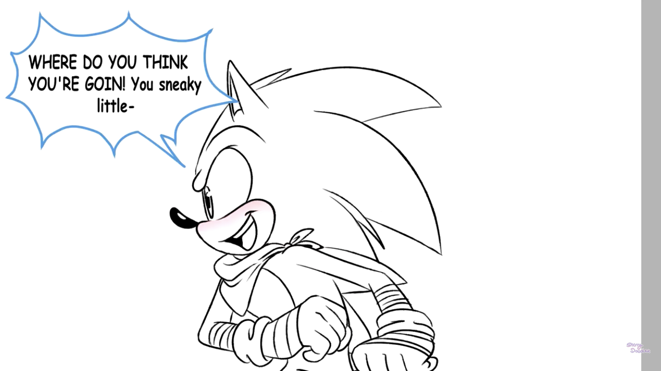 I draw sonic scruncly on X: short sonamy comic #SonAmy