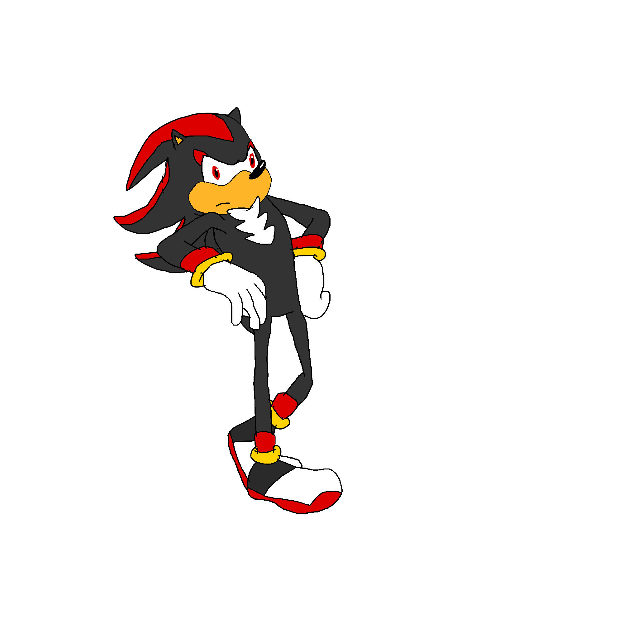 Shadow the hedgehog by 0230137 on DeviantArt