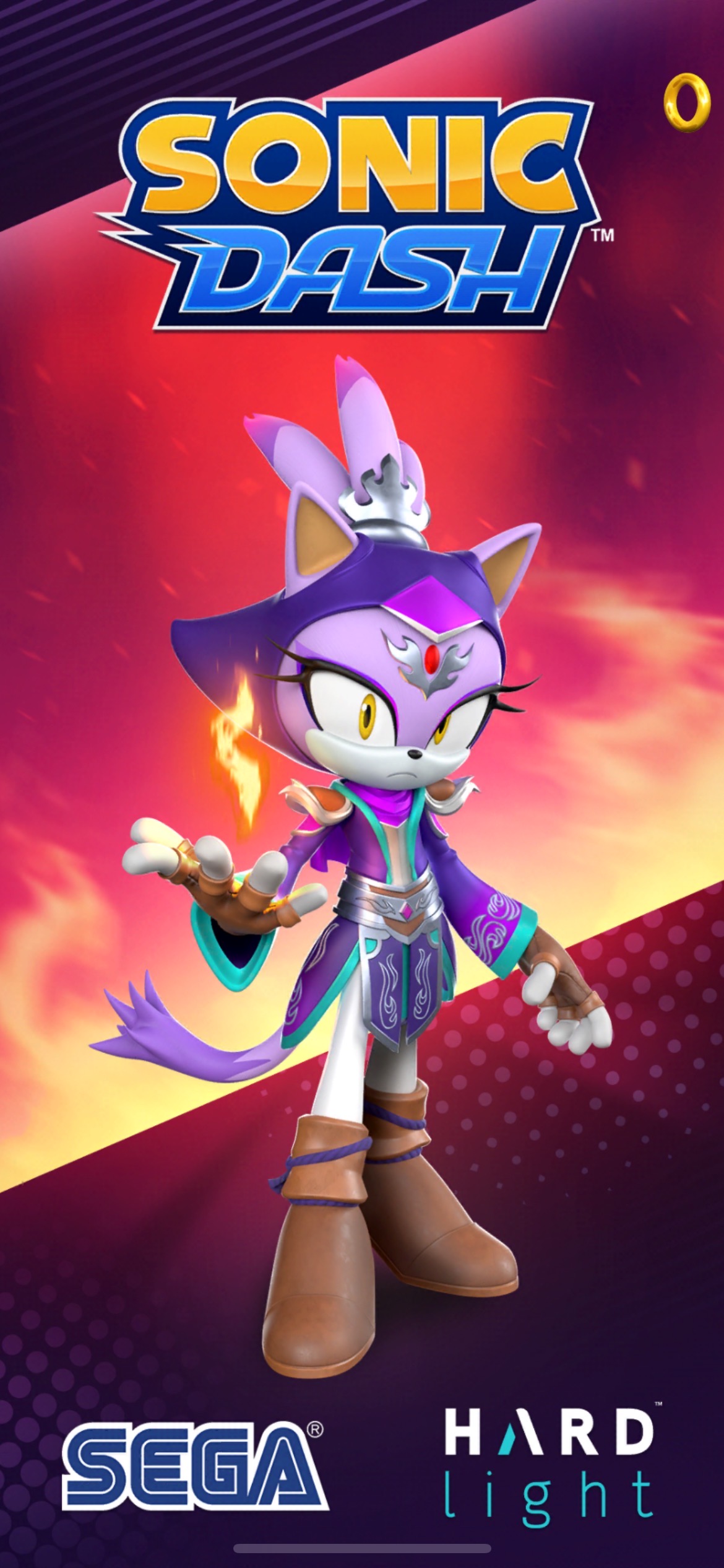 Sonic Dash: Pyromancer Blaze wallpaper by 0230137 on DeviantArt