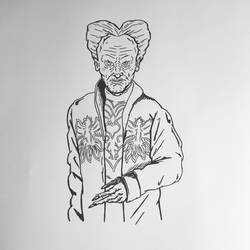 Inktober 2016, Day 5 - Dracula