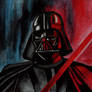 Darth Vader watercolor