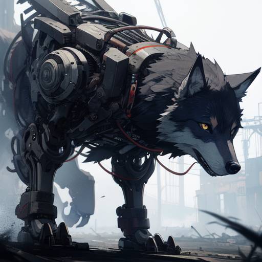 Wolf Like Machine Robotic wolf by AshleytheAngel on DeviantArt