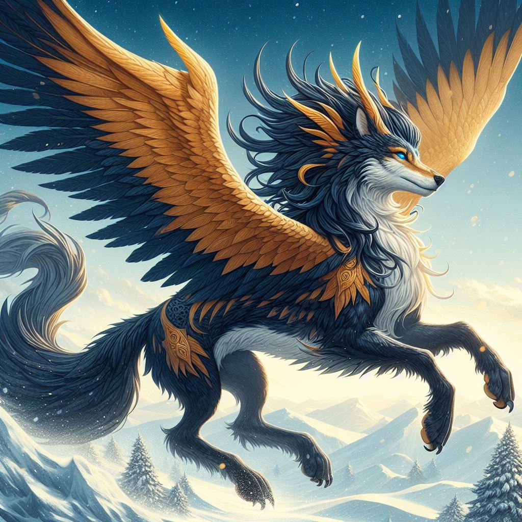 Wing Wolves winged wolf by AshleytheAngel on DeviantArt