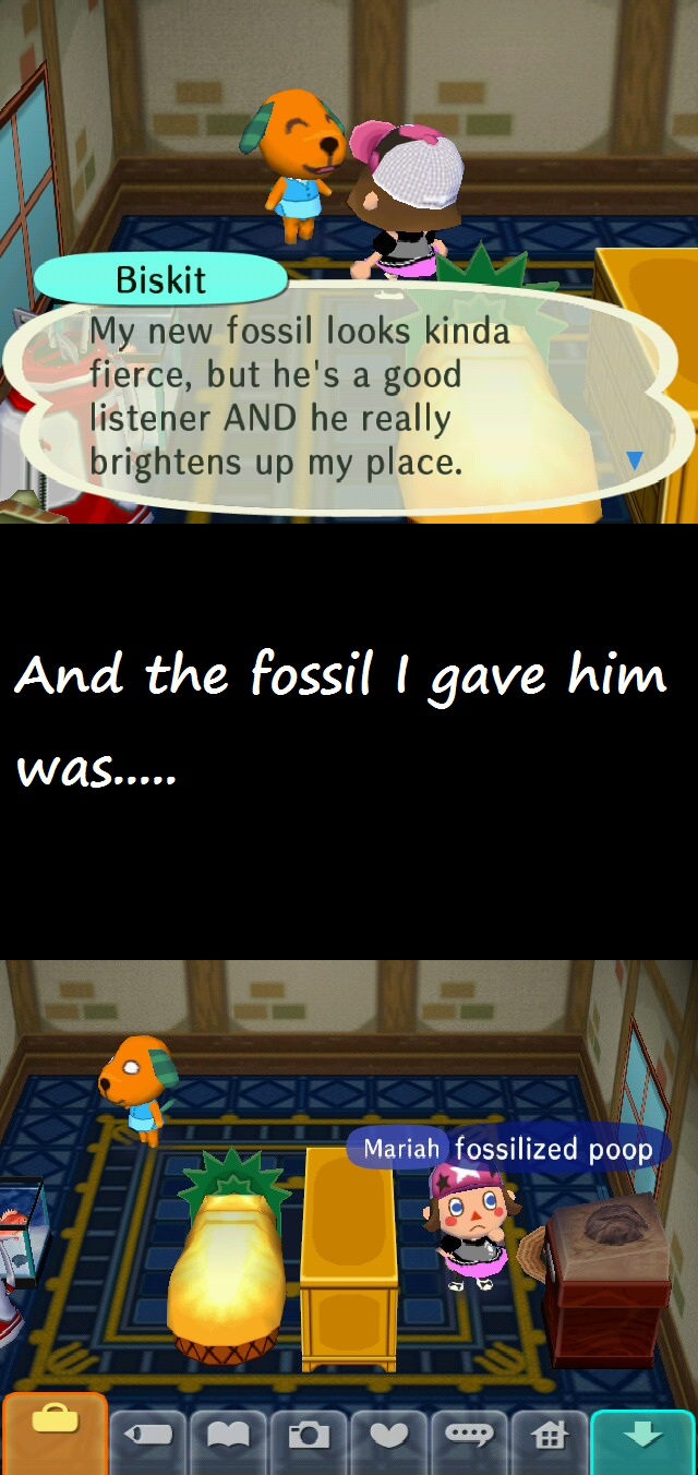 And The Fossil I Gave Him Was....