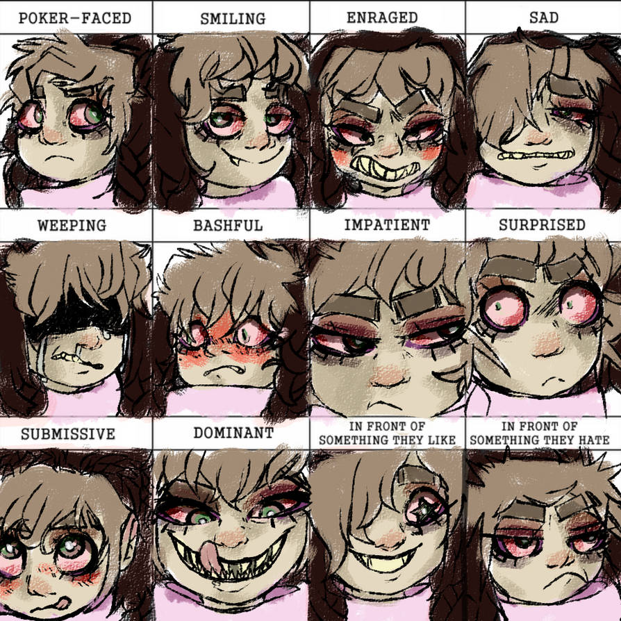 rushed but expression meme hi by whynotCATSUMG on DeviantArt