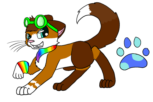 Leapingfeather ref PRIMARY FURSONA