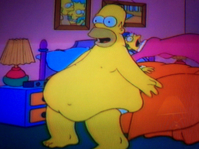 Homer's belly from King Size Homer