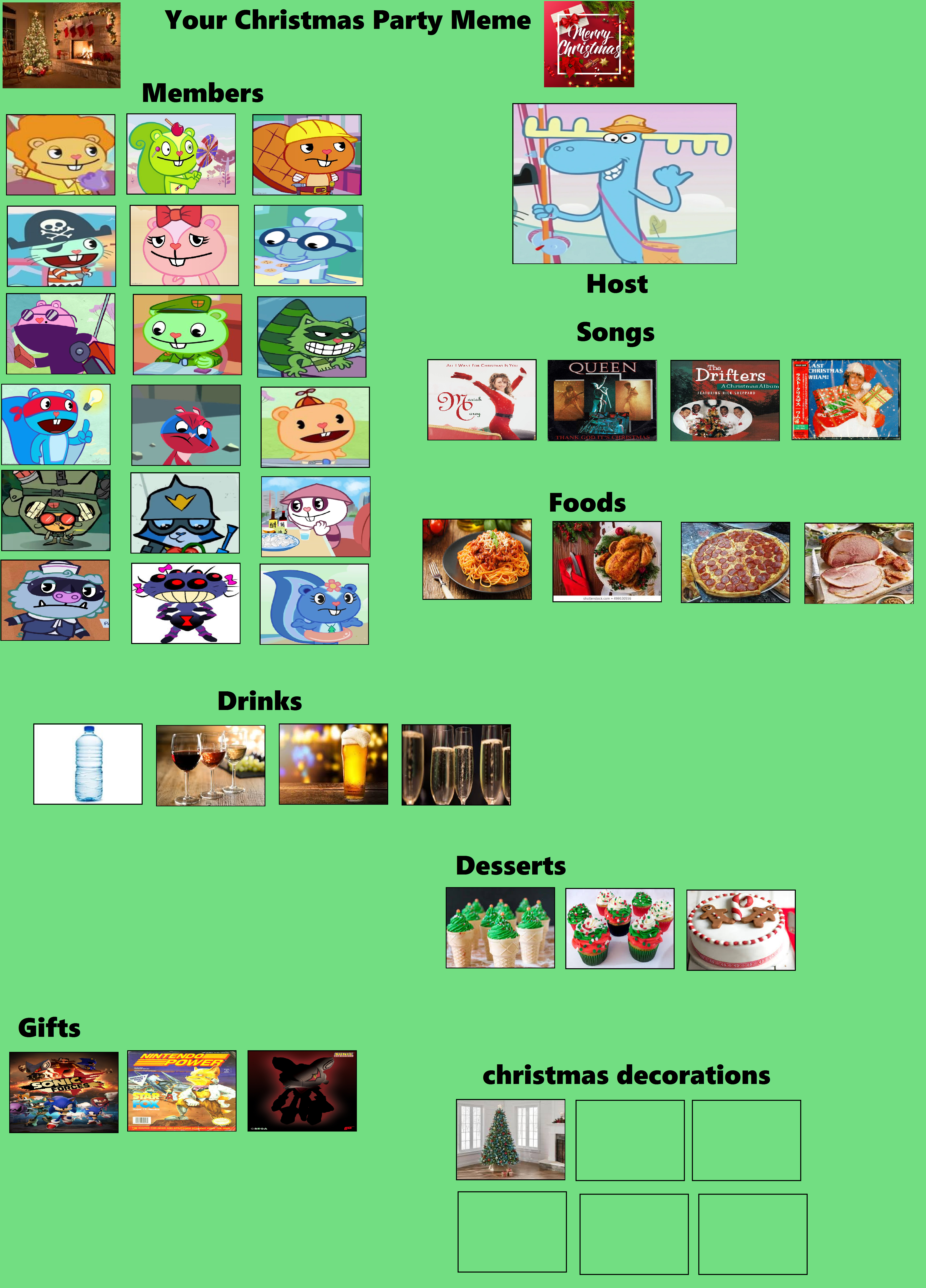 My Christmas Party Meme Htf Version By Courtneystark0 On Deviantart My Christmas Party Meme Htf Version By Courtneystark0 On Deviantart