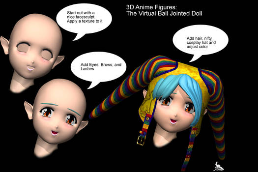 3D Anime The Virtual BJD