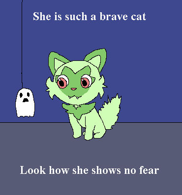 Sprigatito is a brave cat by Jason-Bellond on DeviantArt
