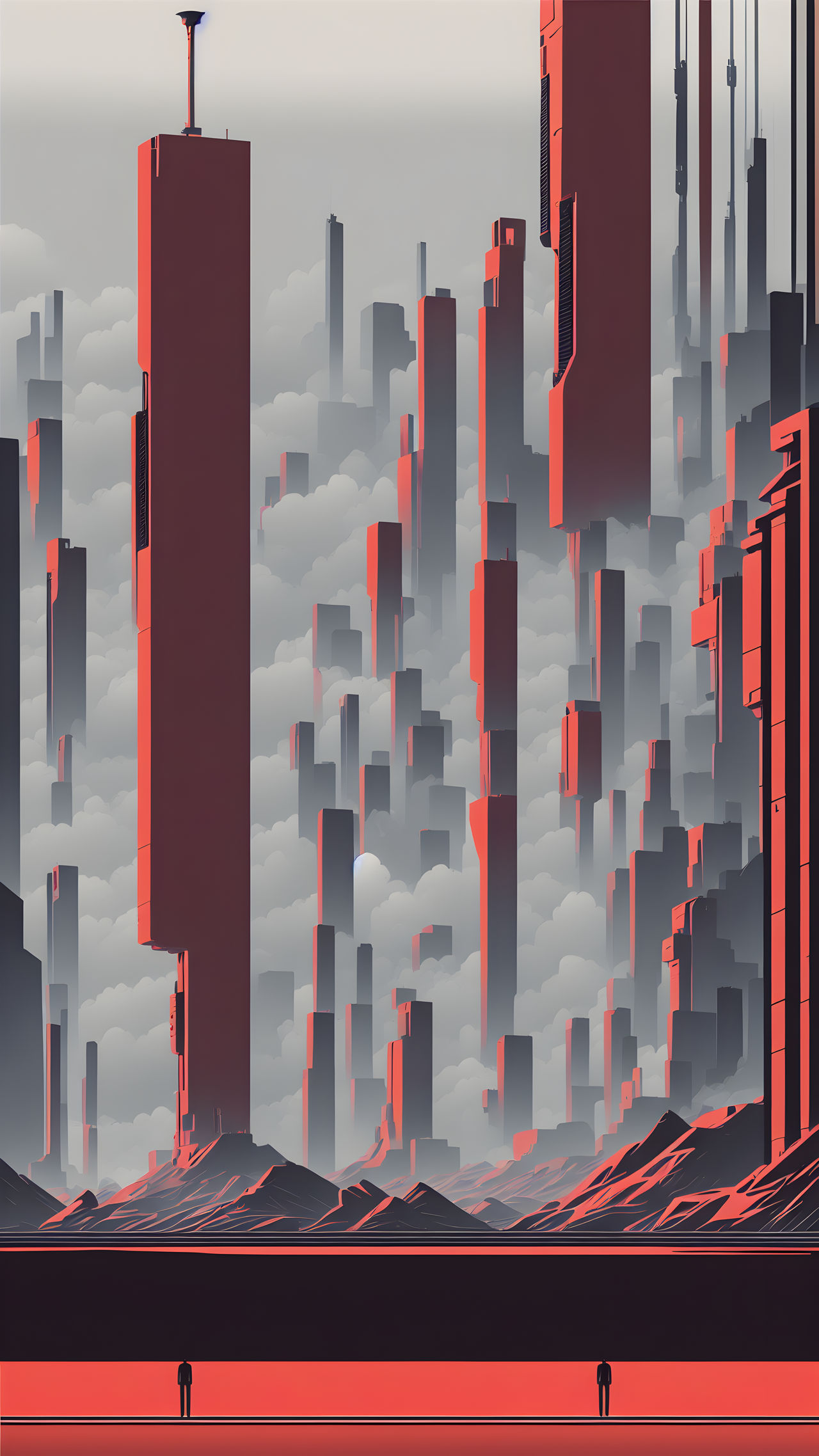 Minimalist Sci-Fi Dystopia #1 by MoxieVibe on DeviantArt