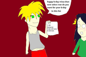 happy b-day misaki for contest