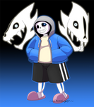 Gaster Blaster Master by GhostLiger