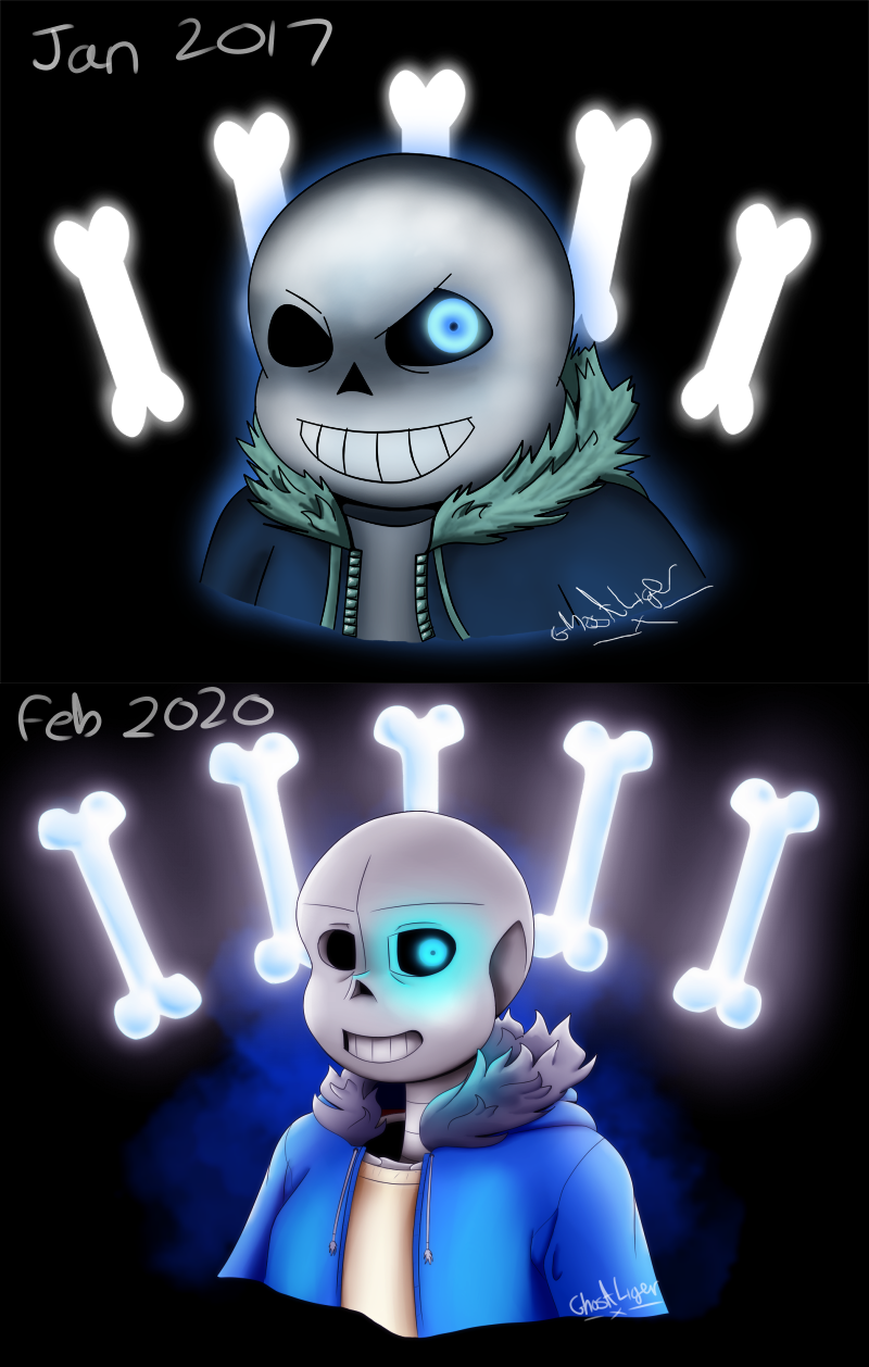 Sans remake by GhostLiger on DeviantArt