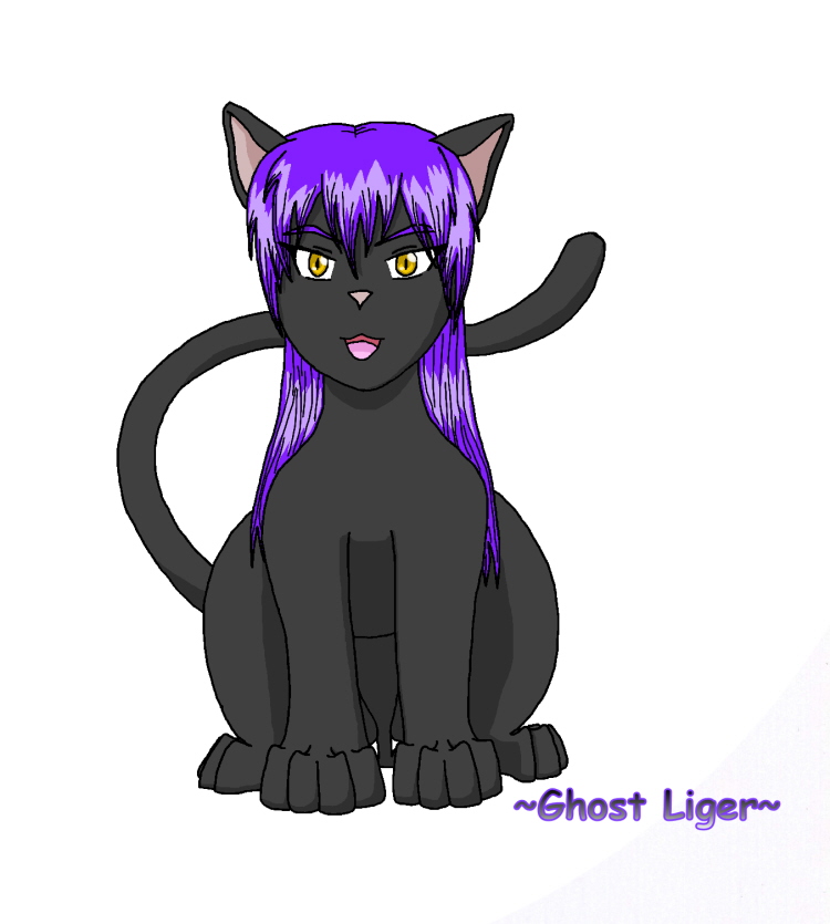 Photoshopped kitty by GhostLiger