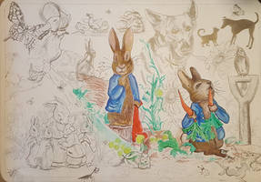 Peter Rabbit Table In Progress