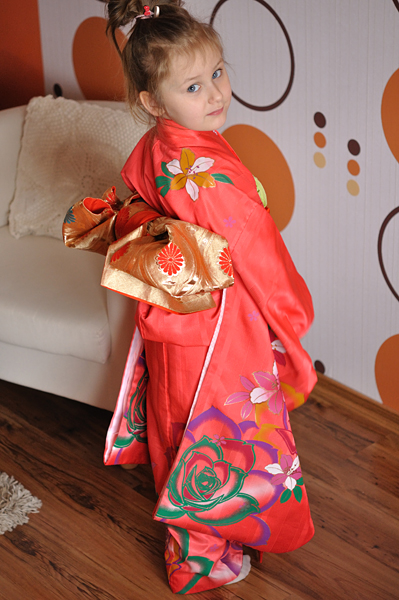 first time  in kimono