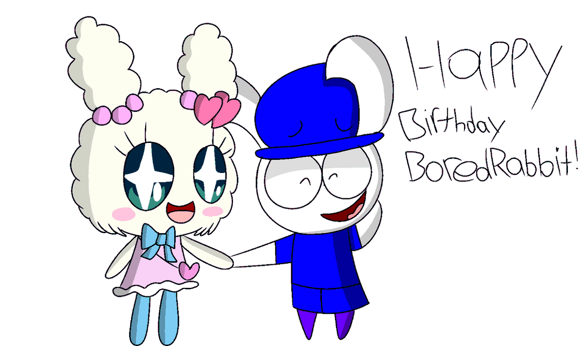 Bored Rabbit Deviantart Early Birthday Gift for BoredRabbit by shh-repost-for-fun on DeviantArt