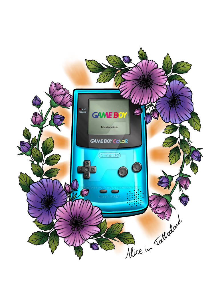 Gameboy Color by AliceInTattooland on DeviantArt