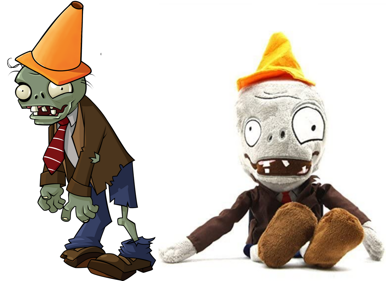 Plants vs Zombies Coney plush by KnockoffBandit on DeviantArt