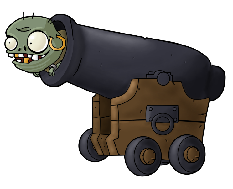 Plants vs Zombies Imp Cannon first game style by KnockoffBandit on ...
