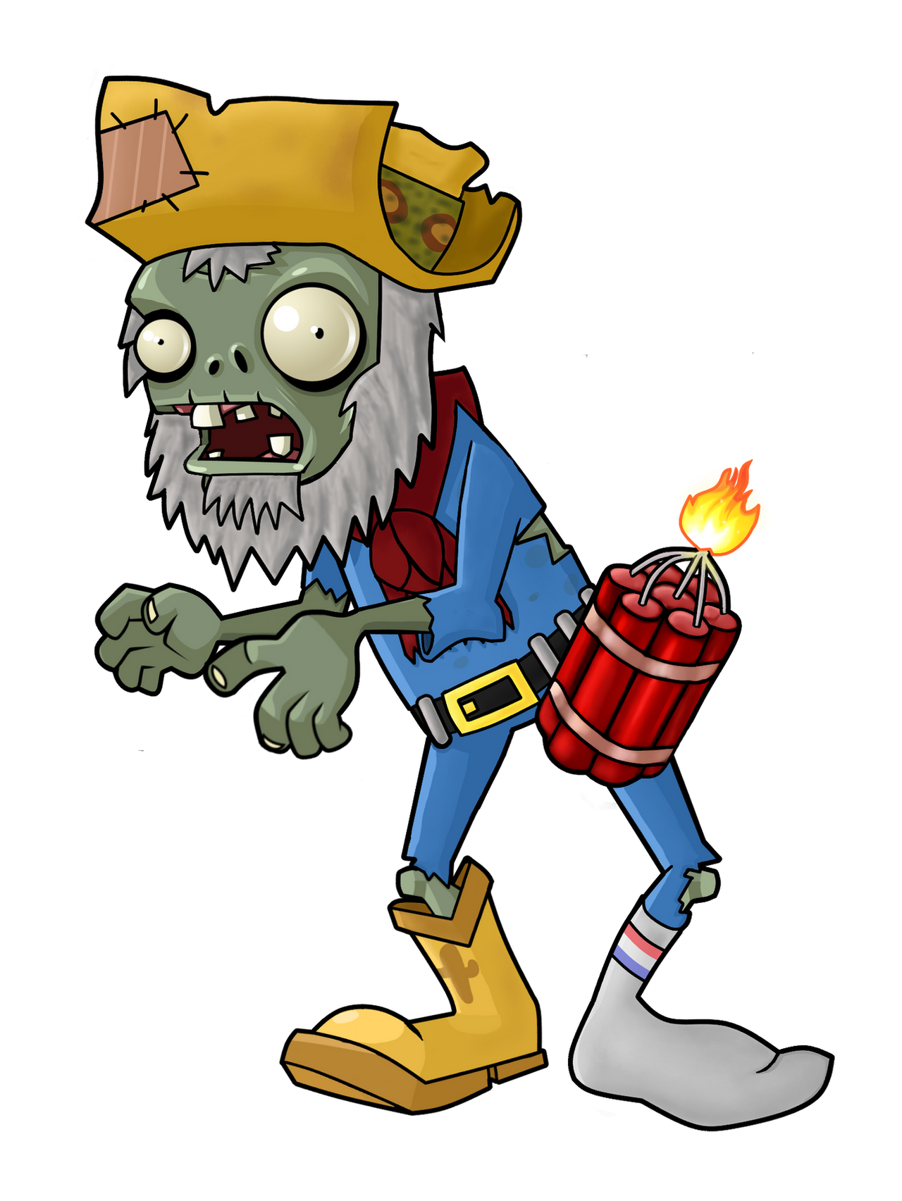 Plants vs zombies Jester zombie first game style by KnockoffBandit on  DeviantArt
