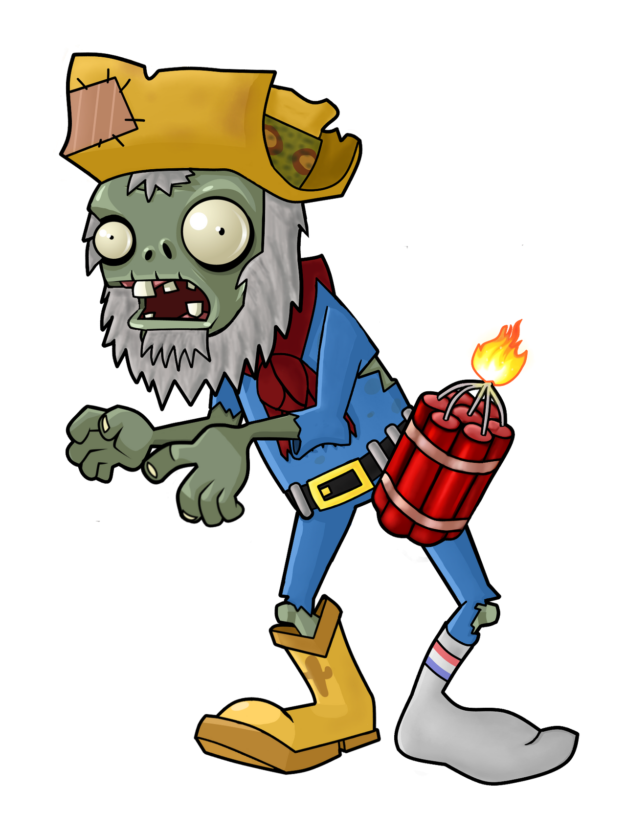 Prospactor PvZ Prospector Zombie first game style by KnockoffBandit on DeviantArt
