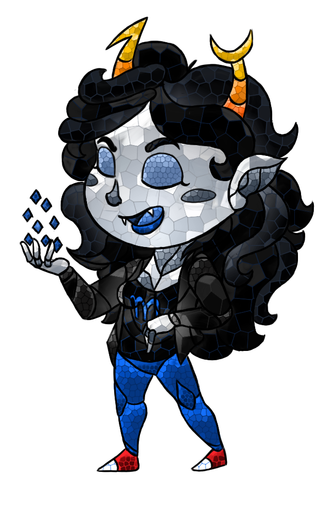 Vriska Stained Glass Chibi