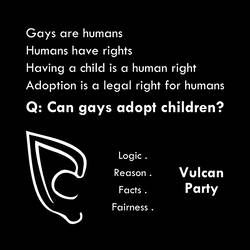 Gay Rights - Vulcan Party