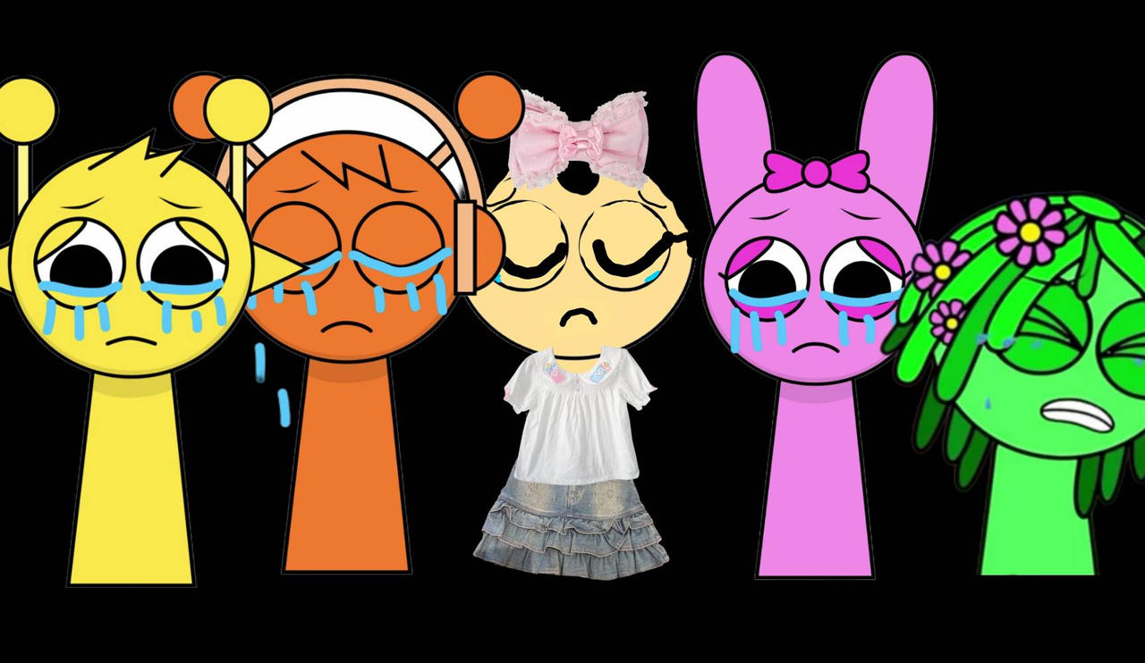 Alila, Pinki, Vineria, Oren And Simon Crying by alilaprincess on DeviantArt