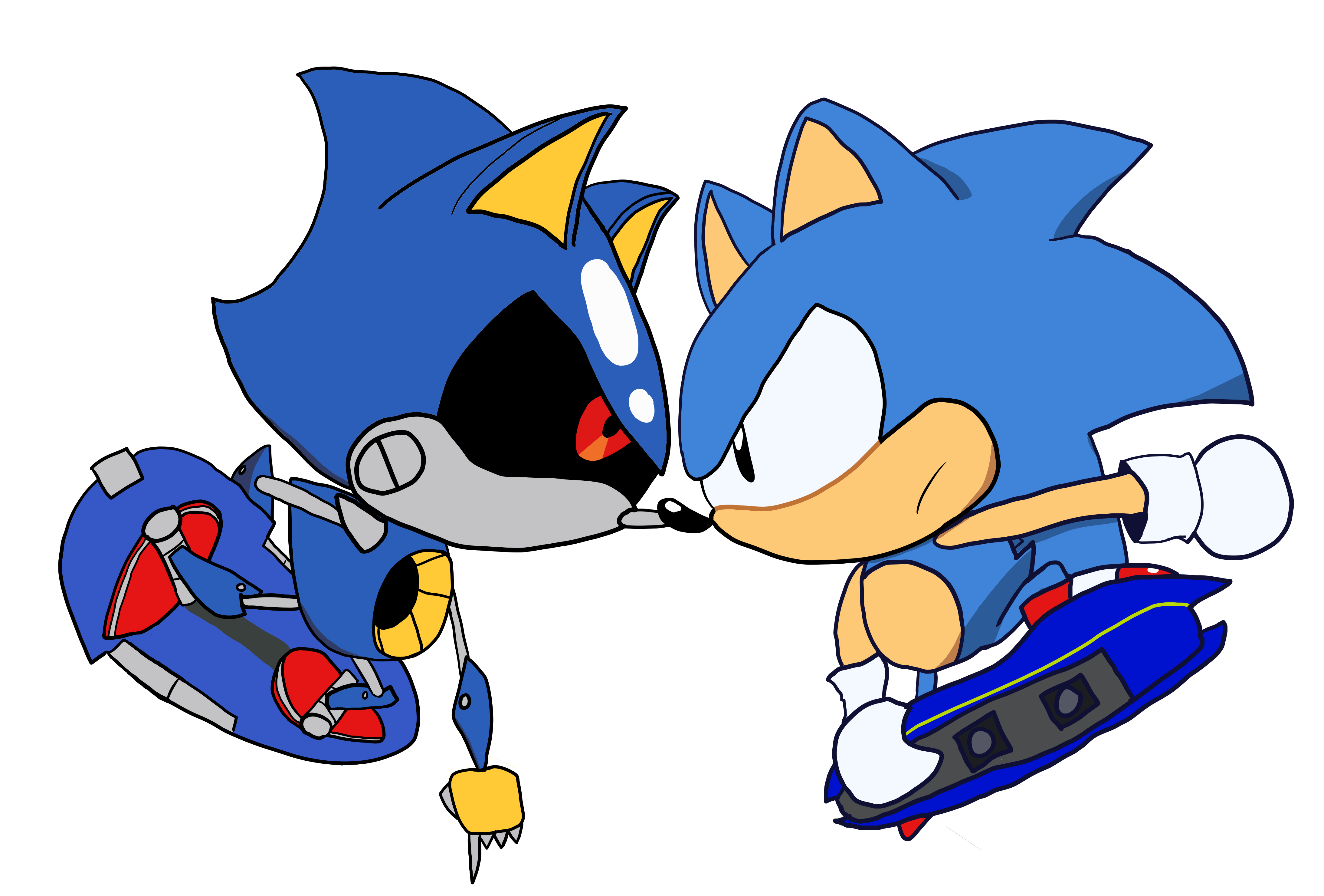 Sonic x Neo Metal Sonic by SilasBB25 on DeviantArt