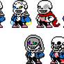 Sans Sprite | Deltarune AUS