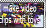 Video Clips with Toys stamp